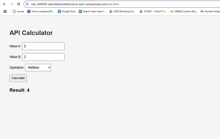 Creating a multi-function calculator REST API with AWS Lambda